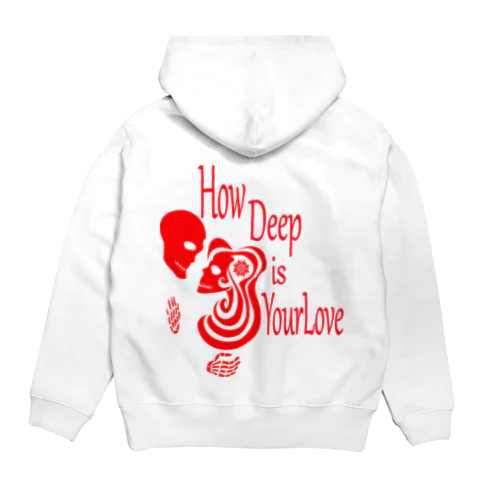 How Deep Is Your Love（赤） Hoodie