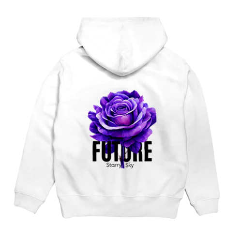 紫色の薔薇 Hoodie