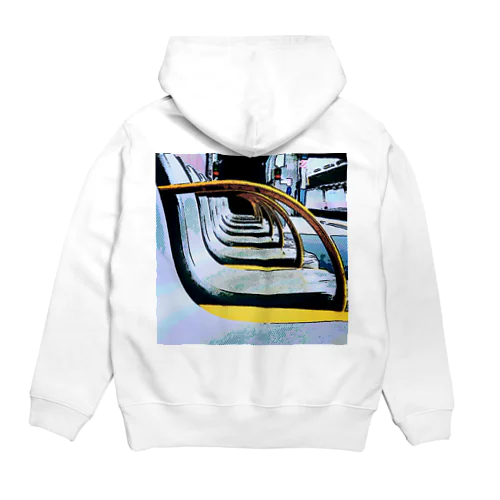 駅のベンチ　Station benches Hoodie