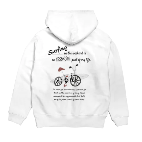 Surfingは人生に必要だと思う Hoodie