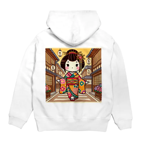 ぷくっと着物 Hoodie
