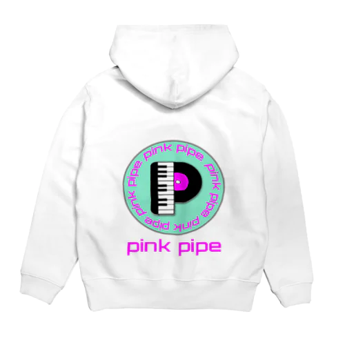 PinkPipeオリジナルグッズ ピアノレコード Hoodie