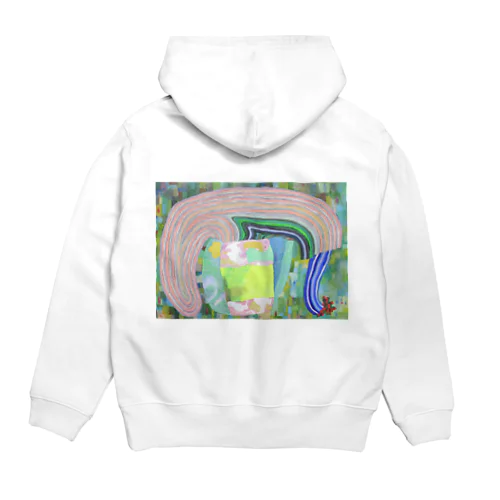 (front)ひっぱる(back)ぐんぐんどーう Hoodie