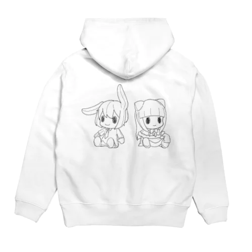 うさぎとねこ Hoodie