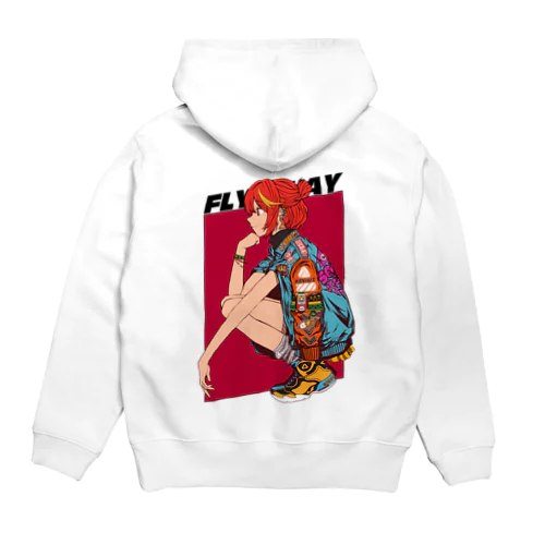 FLYAWAY_WHITE Hoodie