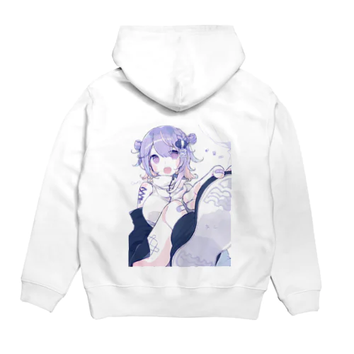 ギザ歯Backプリントパーカー Hoodie