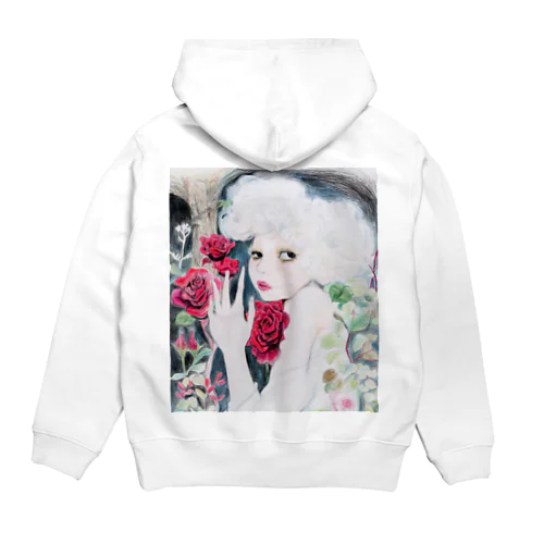 咲くまえのバラ Hoodie