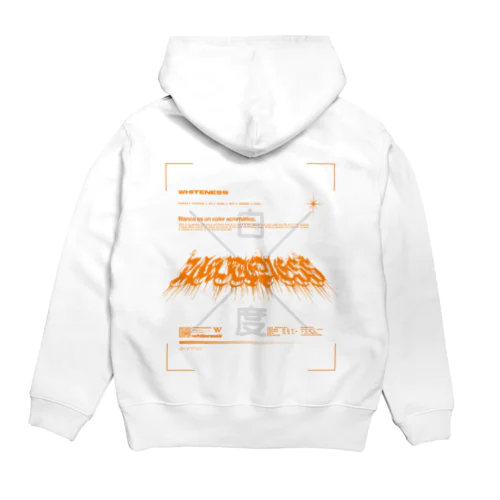 orenge. (whiteness collection) Hoodie