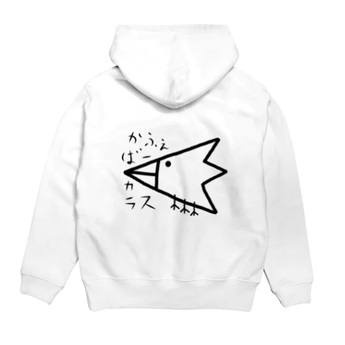 CafeBARカラス　からす君ロゴ Hoodie