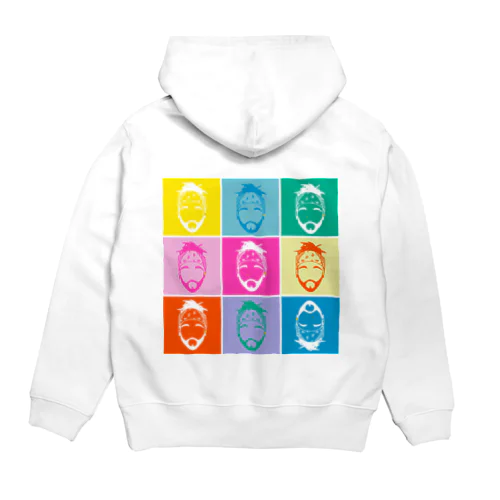 Colorful face hoodie パーカー