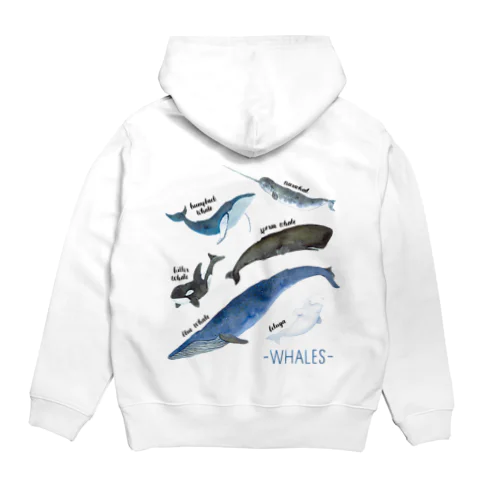 クジラまみれ Hoodie