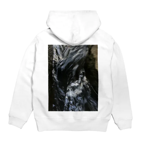 水流プリントパーカー Hoodie