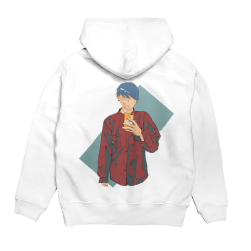 自撮り男子 Hoodie