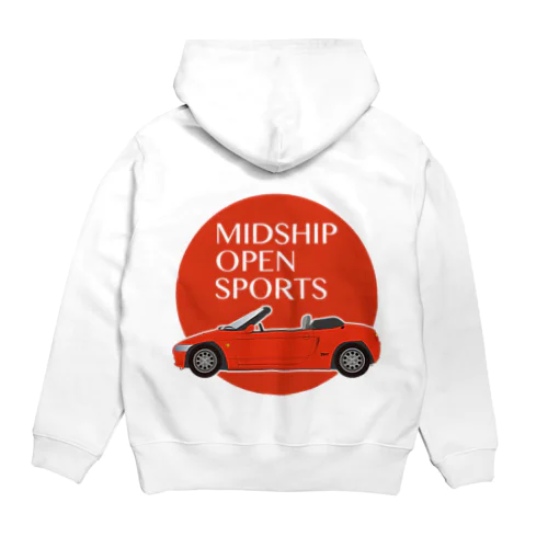 赤いオープンカー Hoodie