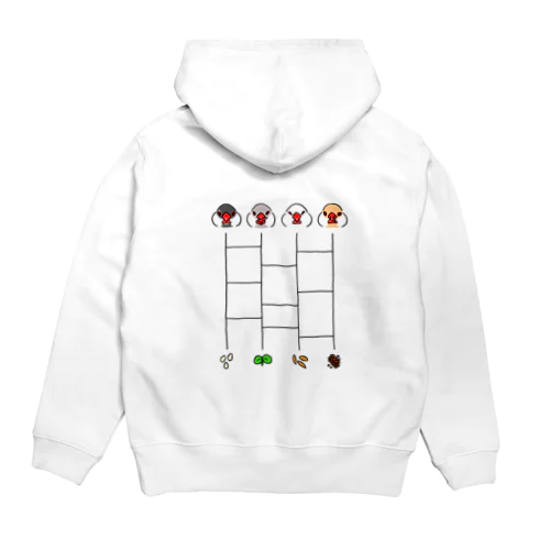 文鳥あみだくじ Hoodie