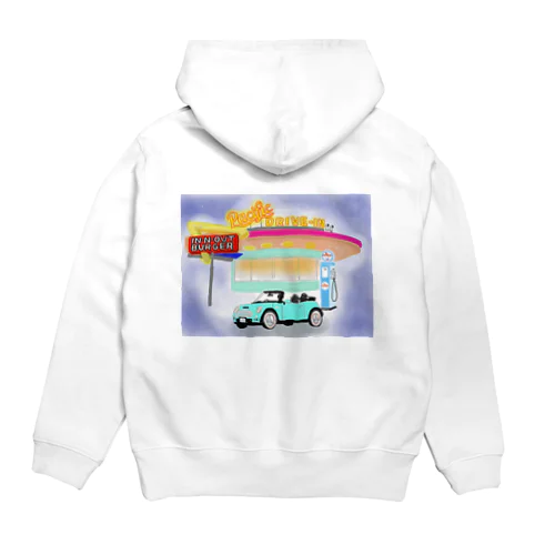 アメ車でdrive-in Hoodie