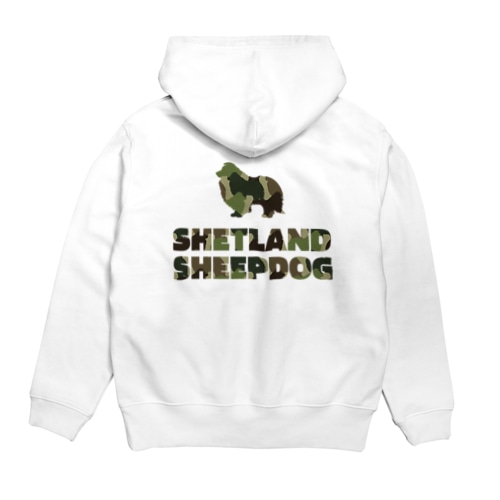 シェルティ　迷彩柄 Hoodie