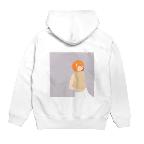 夏の猫背の女の子 Hoodie