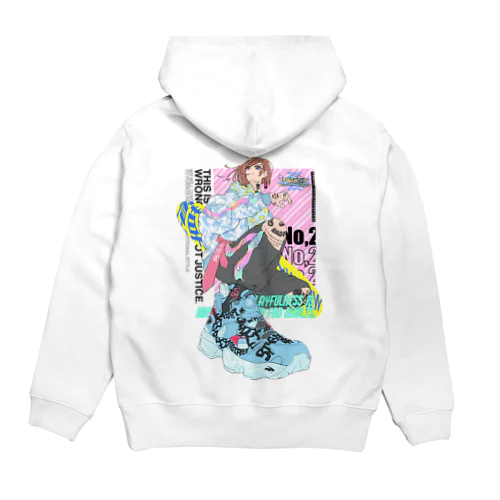 No.002【SKATEBOARD WOMAN】 Hoodie