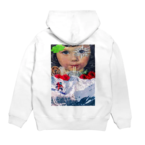 L.N.C 2020A/W Collection White Snow Hoodie