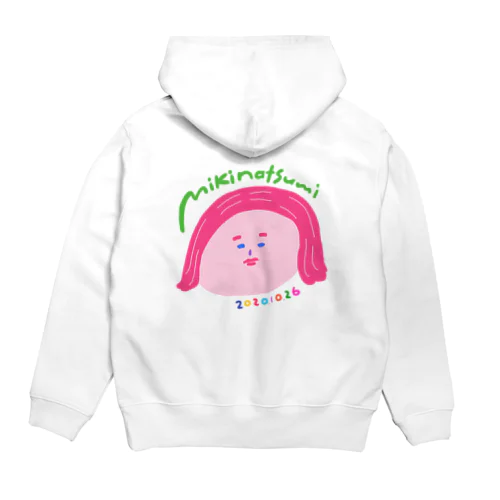 みきなつみの顔パーカー Hoodie