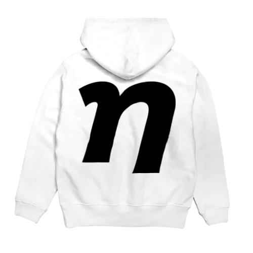 ηイータ・ギリシャ文字（黒） Hoodie