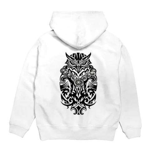 トライバルフクロウくん Hoodie