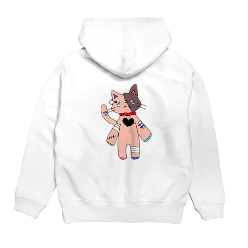 ぐずりﾎﾞﾛにゃんこ Hoodie