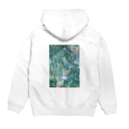 白い鳥 Hoodie