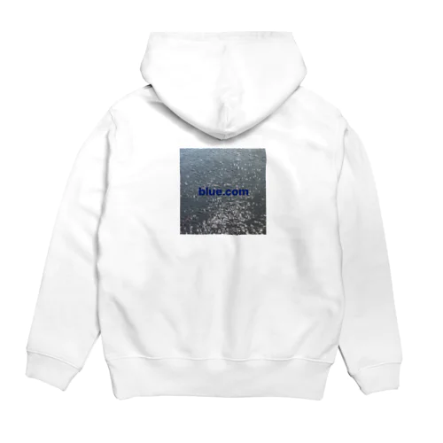 blue.com Sea print Hoodie