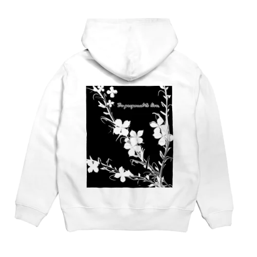 白いはな Hoodie