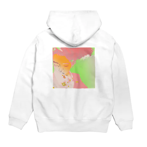 振袖に桜 Hoodie