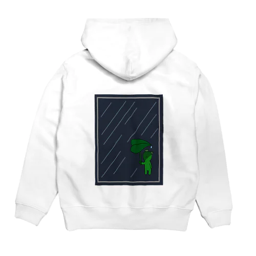 雨の日の蛙 Hoodie