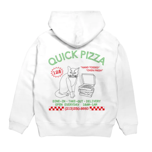 QUICK PIZZA UNIFORM パーカー