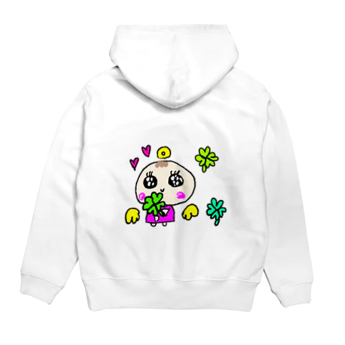 ゆるかわベビーの天使ちゃんクローバー🍀 Hoodie