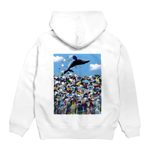 プラゴミの海 Hoodie