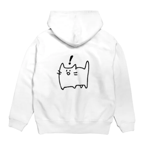 てぬきのてがきネコチャン（びっくり） Hoodie