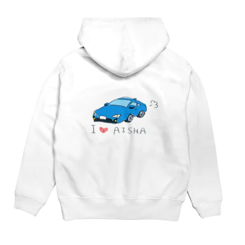 青いスポーツカー Hoodie