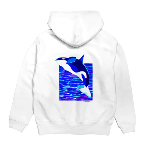 海面のシャチ Hoodie