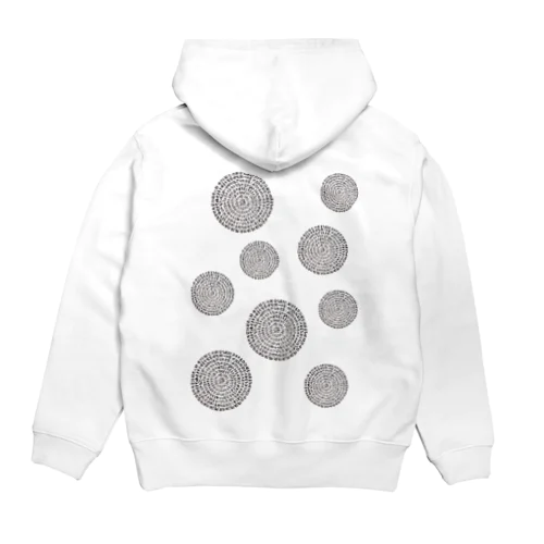 ドットまるまる般若心経 Hoodie