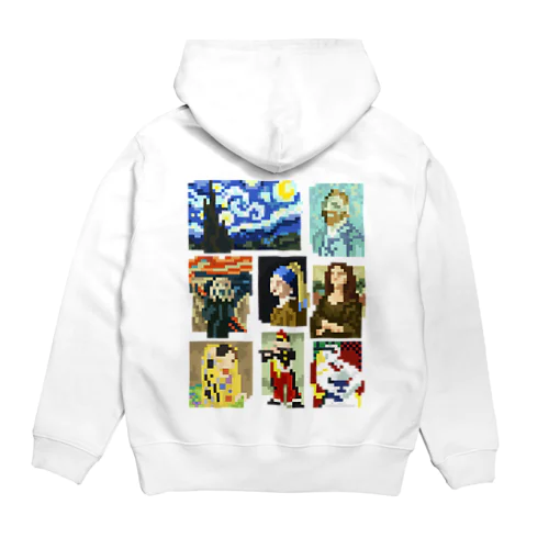 【バックプリント】 ドット美術館 Hoodie