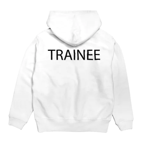 TRAINEE letter BK パーカー