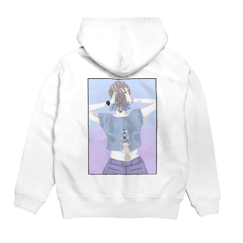 タトゥーインナー女子 Hoodie