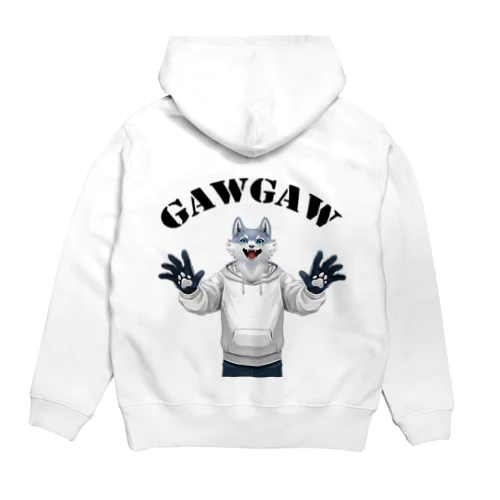 ガロンパーカー（前無地、裏プリント） Hoodie