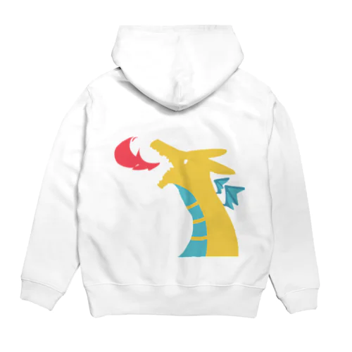 炎を出すドラゴン Hoodie