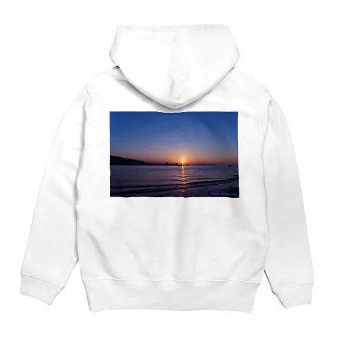 台湾）淡水の青い夕陽 Hoodie