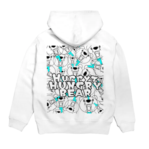 Hurryz HUNGRY BEAR たくさんシリーズ Hoodie