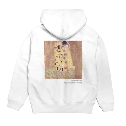 名画シリーズ　クリムトのキス　ビンテージ加工 Hoodie