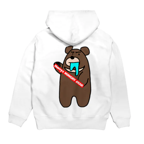 Hurryz HUNGRY BEAR落書き Hoodie