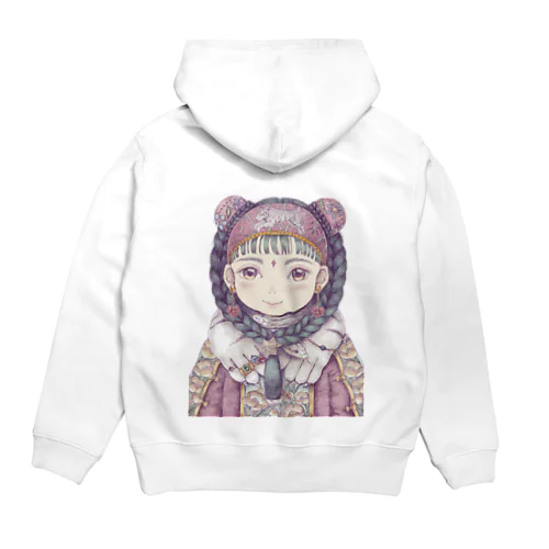 虎民族の女の子 Hoodie